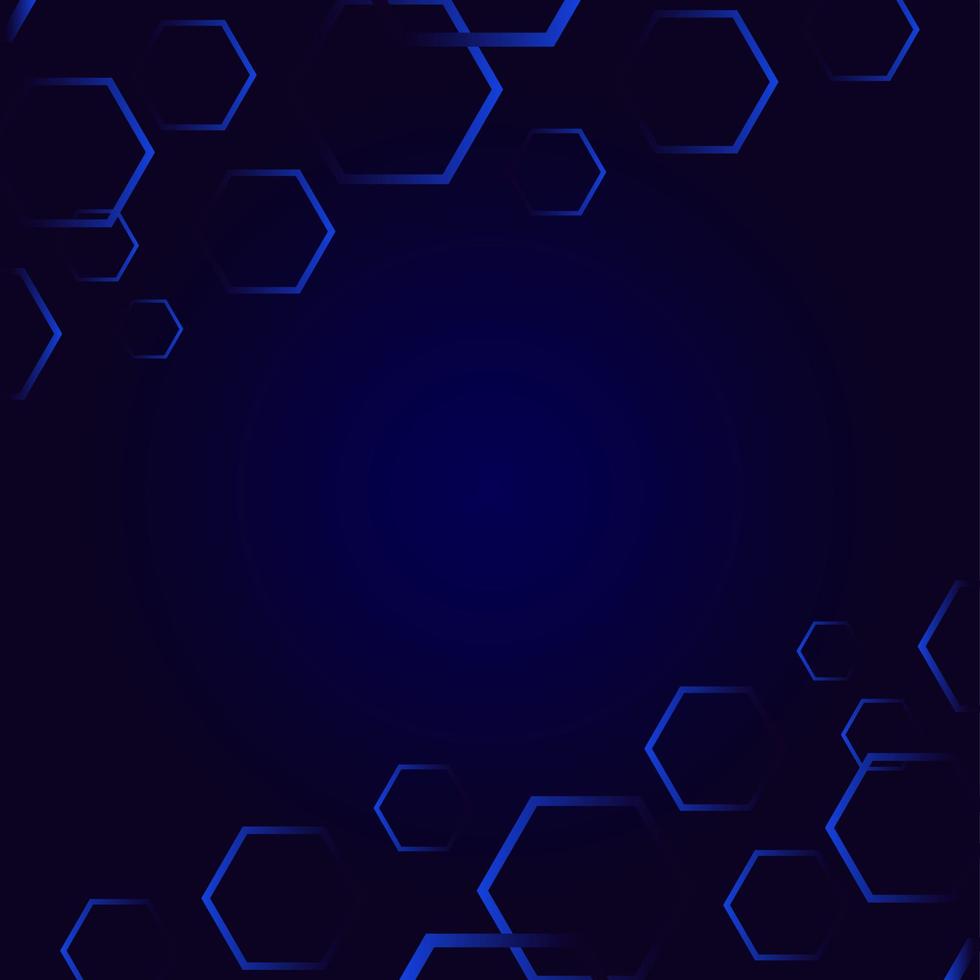 Abstract Geometric Shape Hexagon Background vector