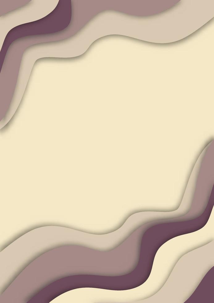 Abstract Multicolor Modern Background With Papercut Style vector