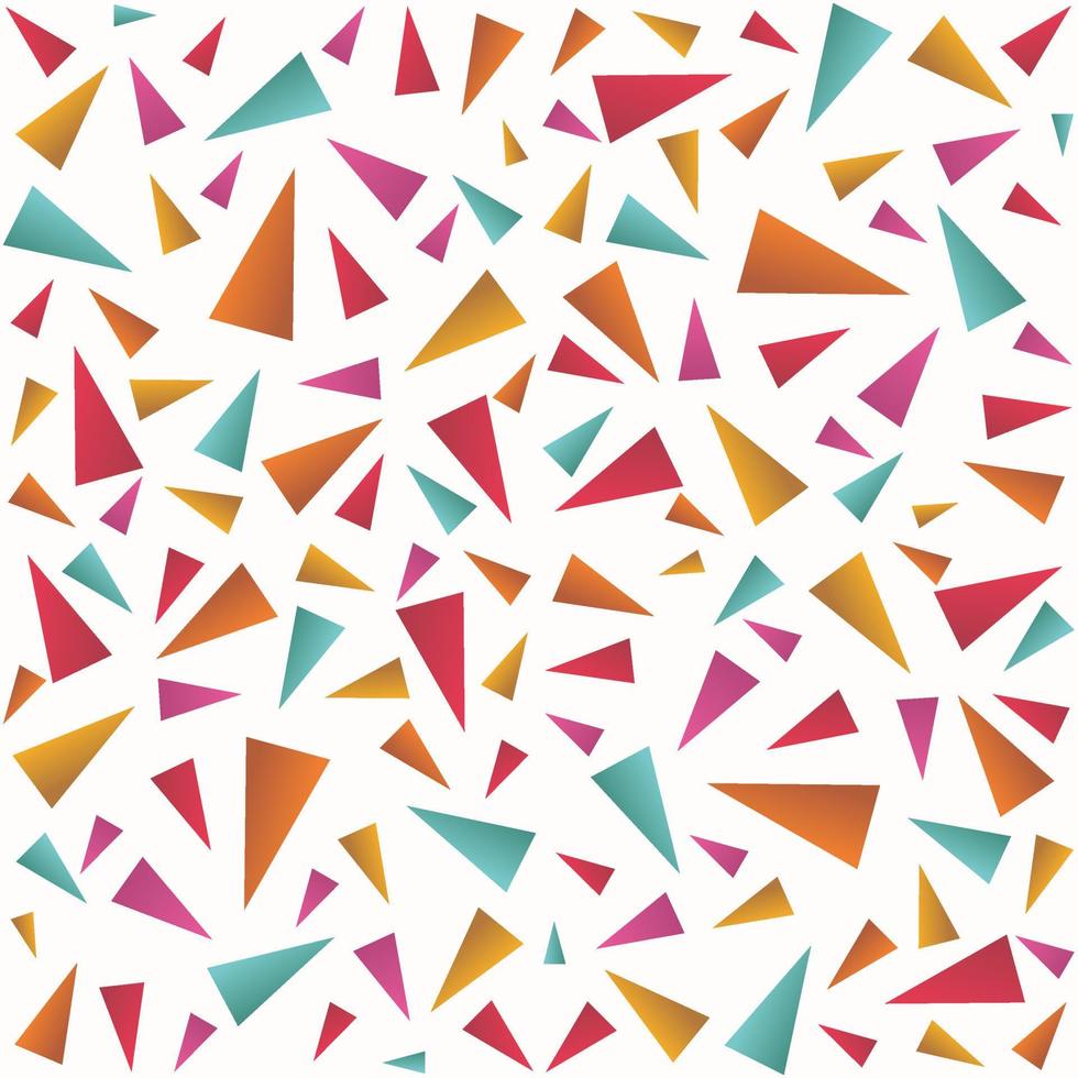 Triangle seamless pattern background with colorful vector
