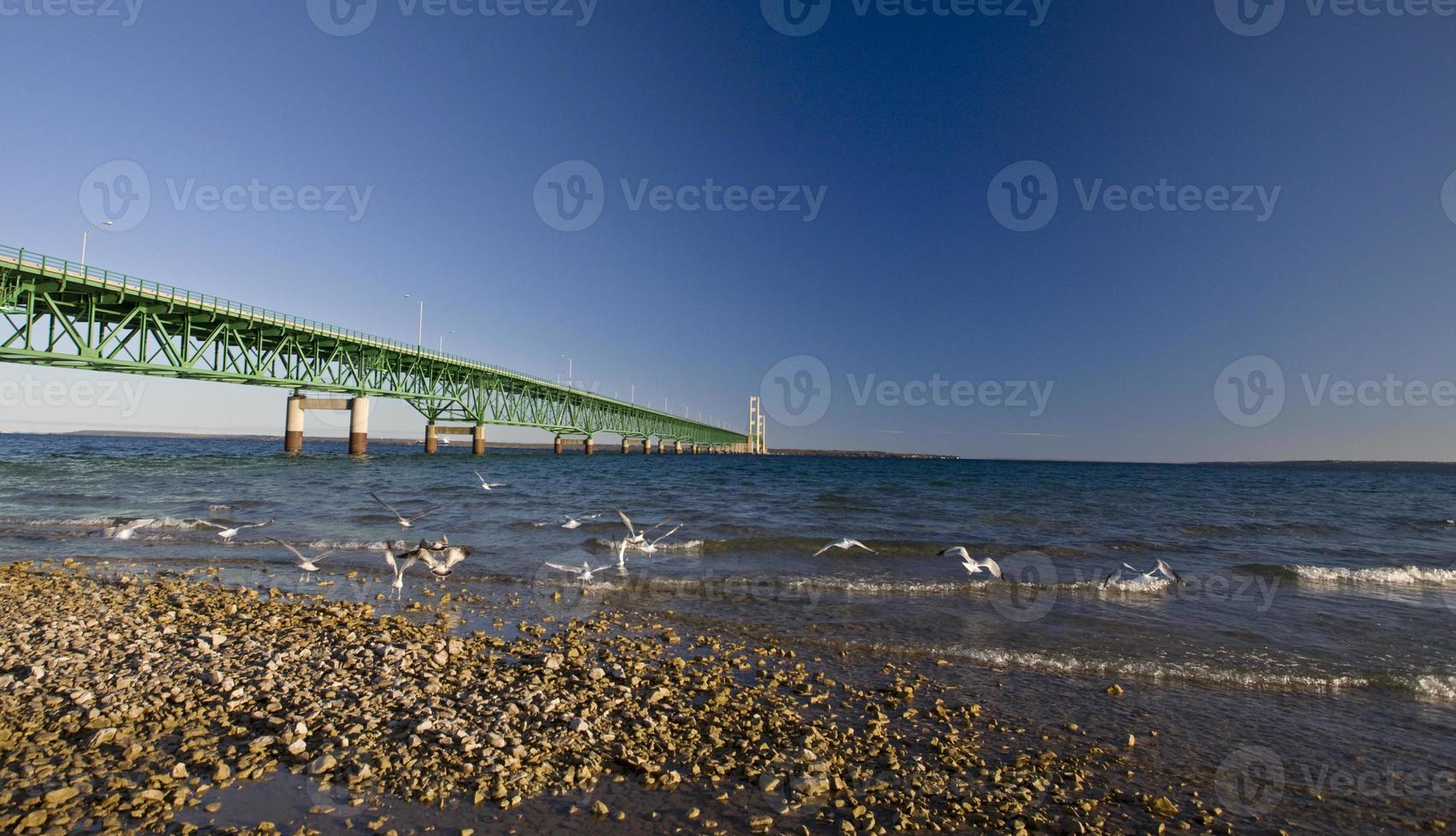 Mackinaw City Bridge Michigan photo
