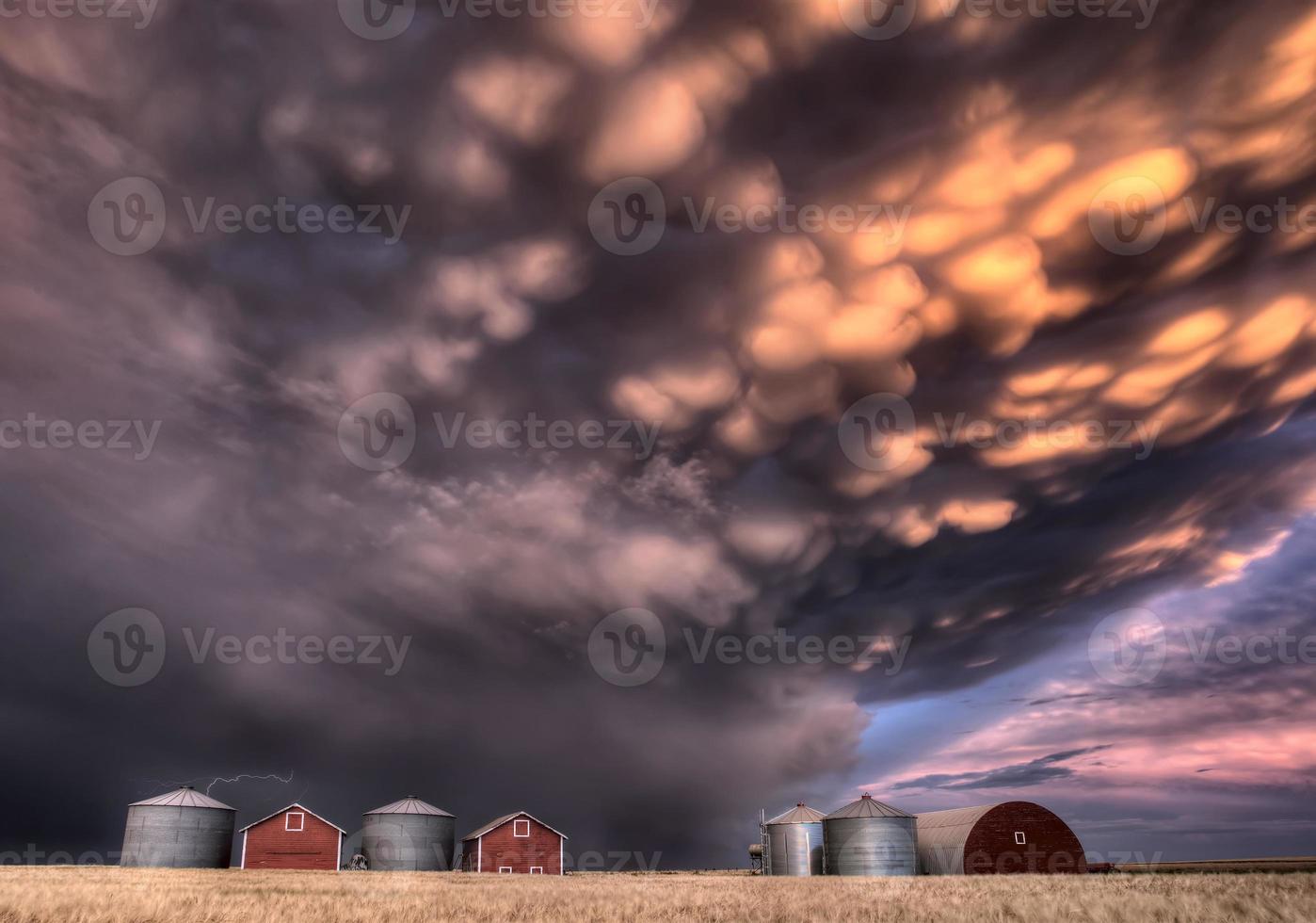 Sunset Storm Clouds Canada photo