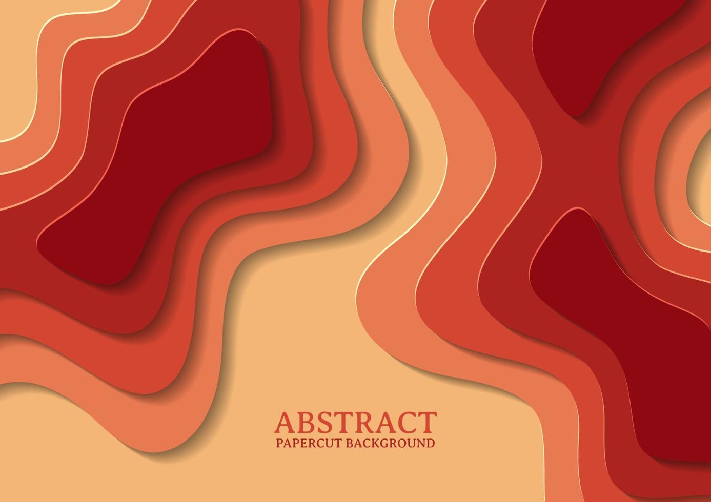 fondo de diseño de corte de papel abstracto con capa superpuesta vector