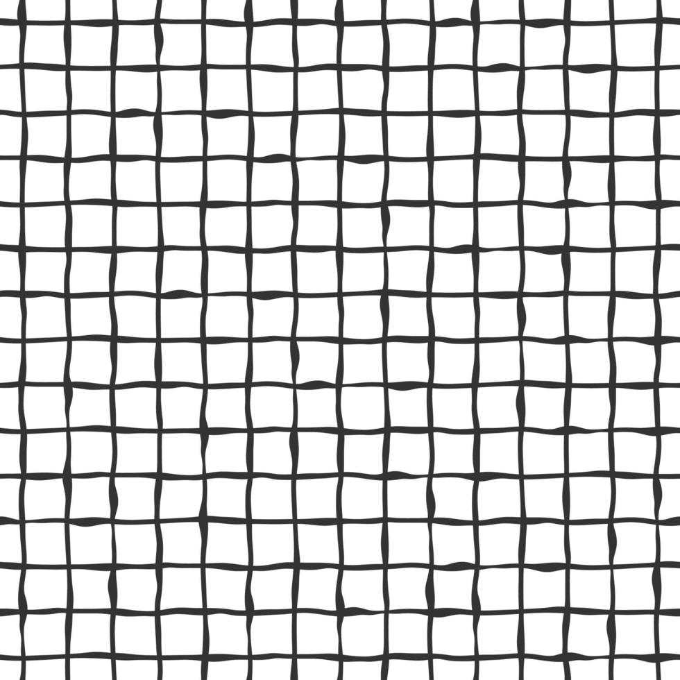 Abstract hand drawn striped seamless pattern vector