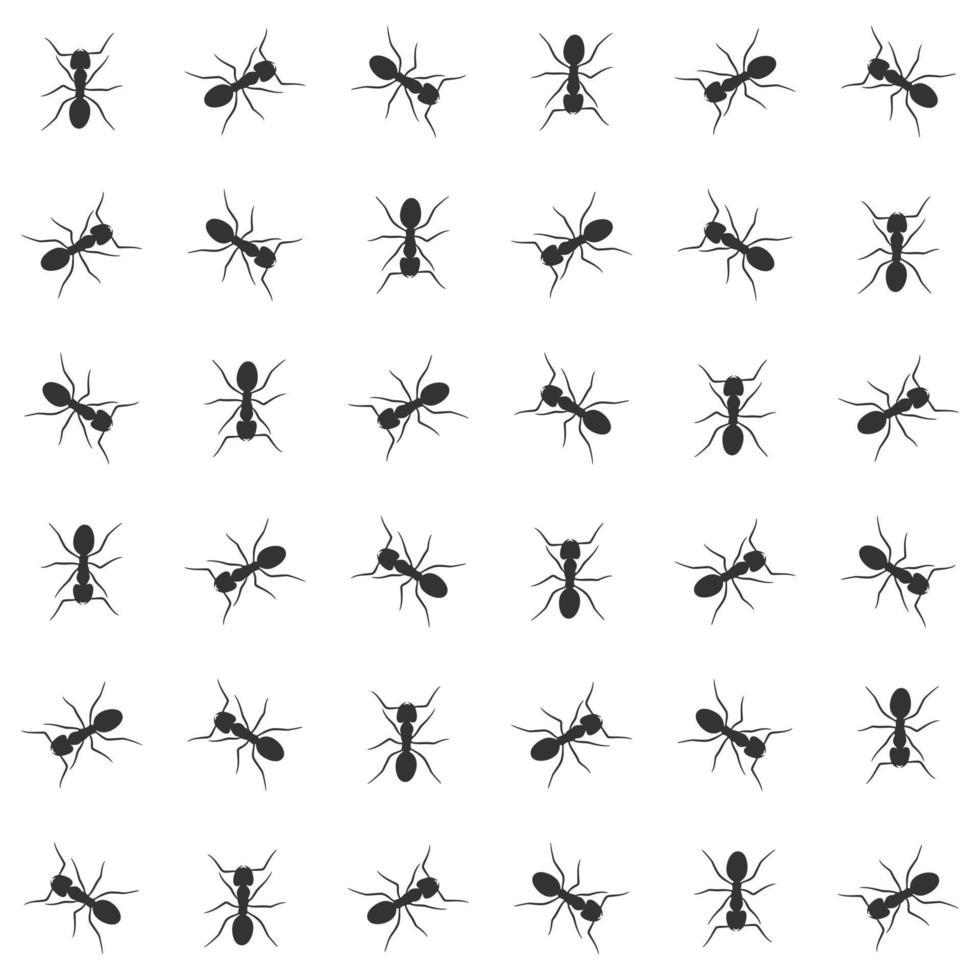 fondo transparente de vector de hormiga