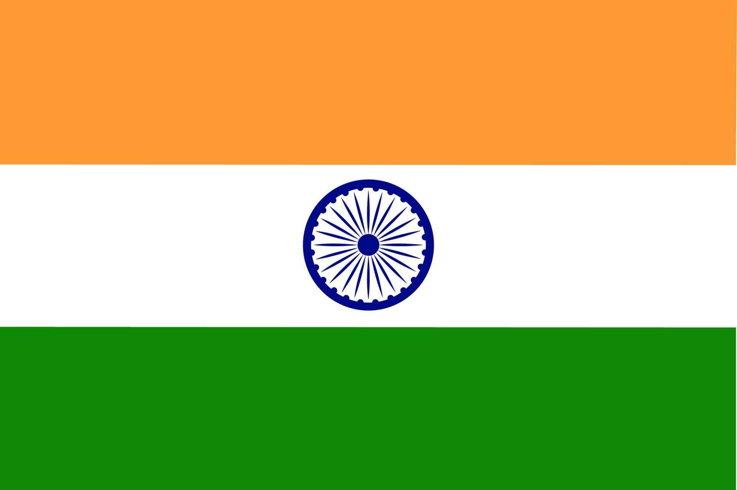 India flag design in color vector