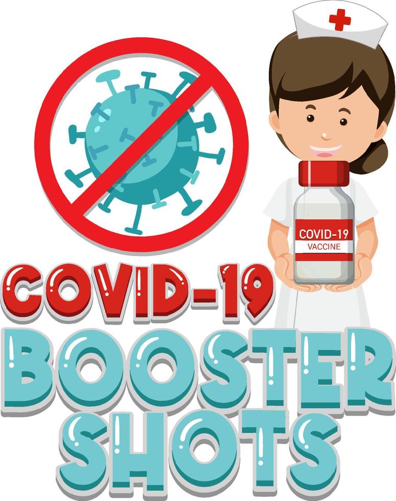 Booster shorts covid 19 vaccine logo vector