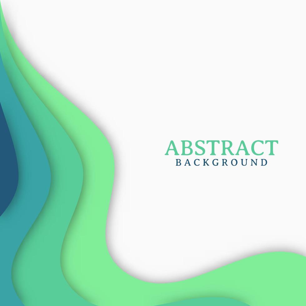 Abstract modern background design with wavy shapes vector