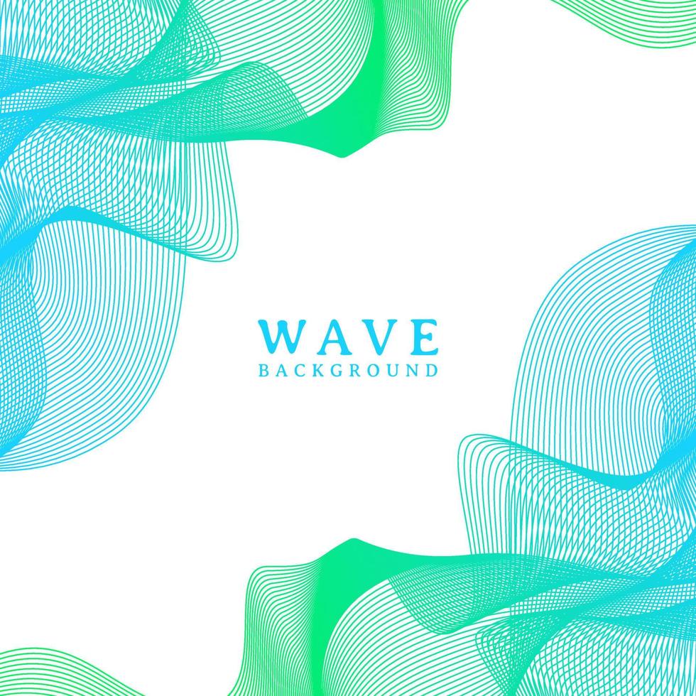 abstract colorful wavy line flowing background vector