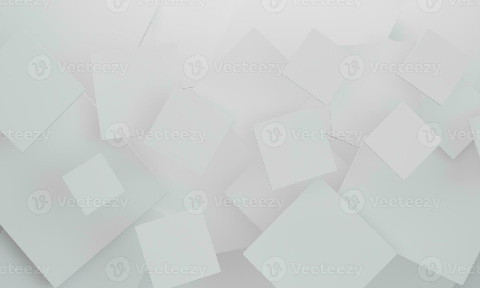 Abstract geometric white color texture background. 3d rendering. photo