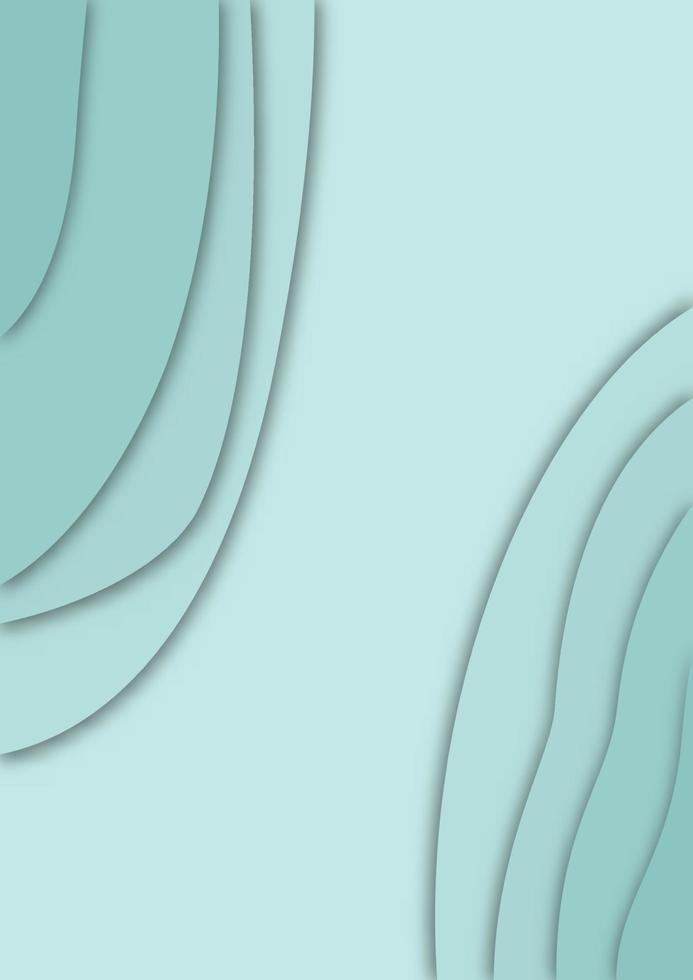 Abstract Multicolor Modern Background With Papercut Style vector