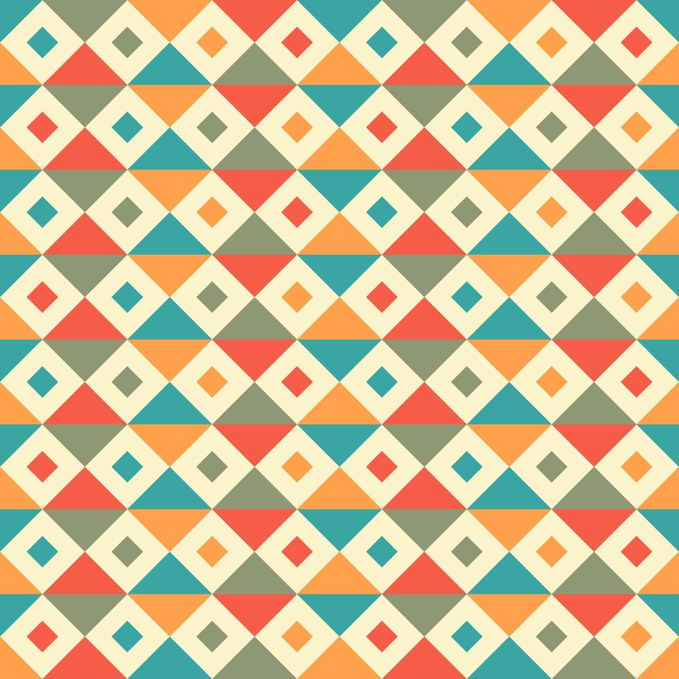Abstract geometric seamless pattern background vector