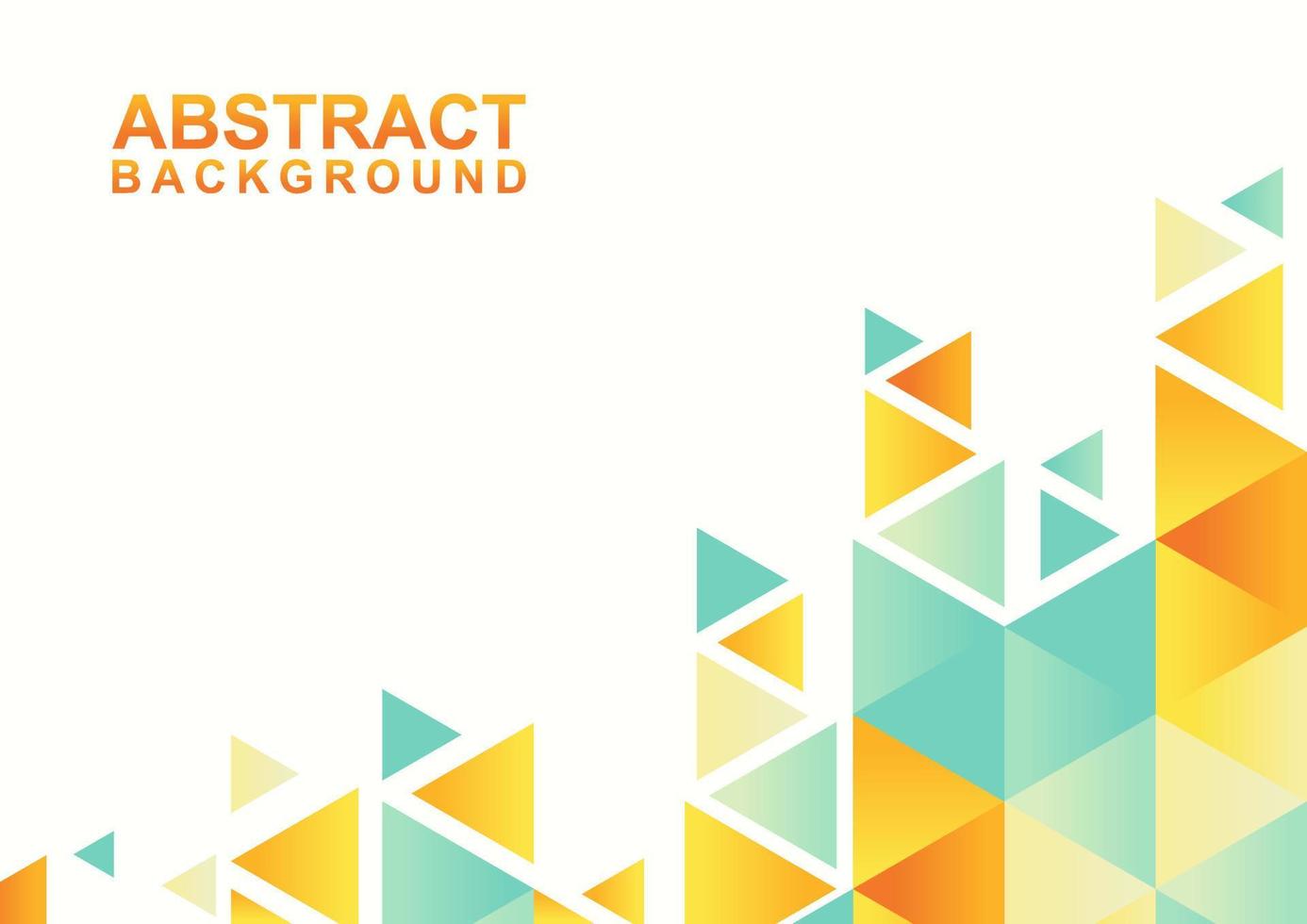 Abstract geometric background with triangle vector