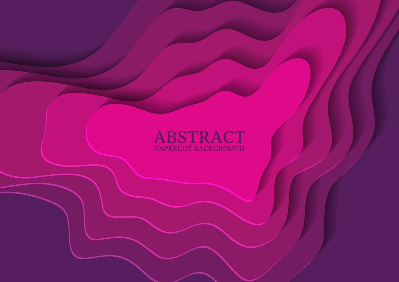 abstract papercut design background with overlap layer vector