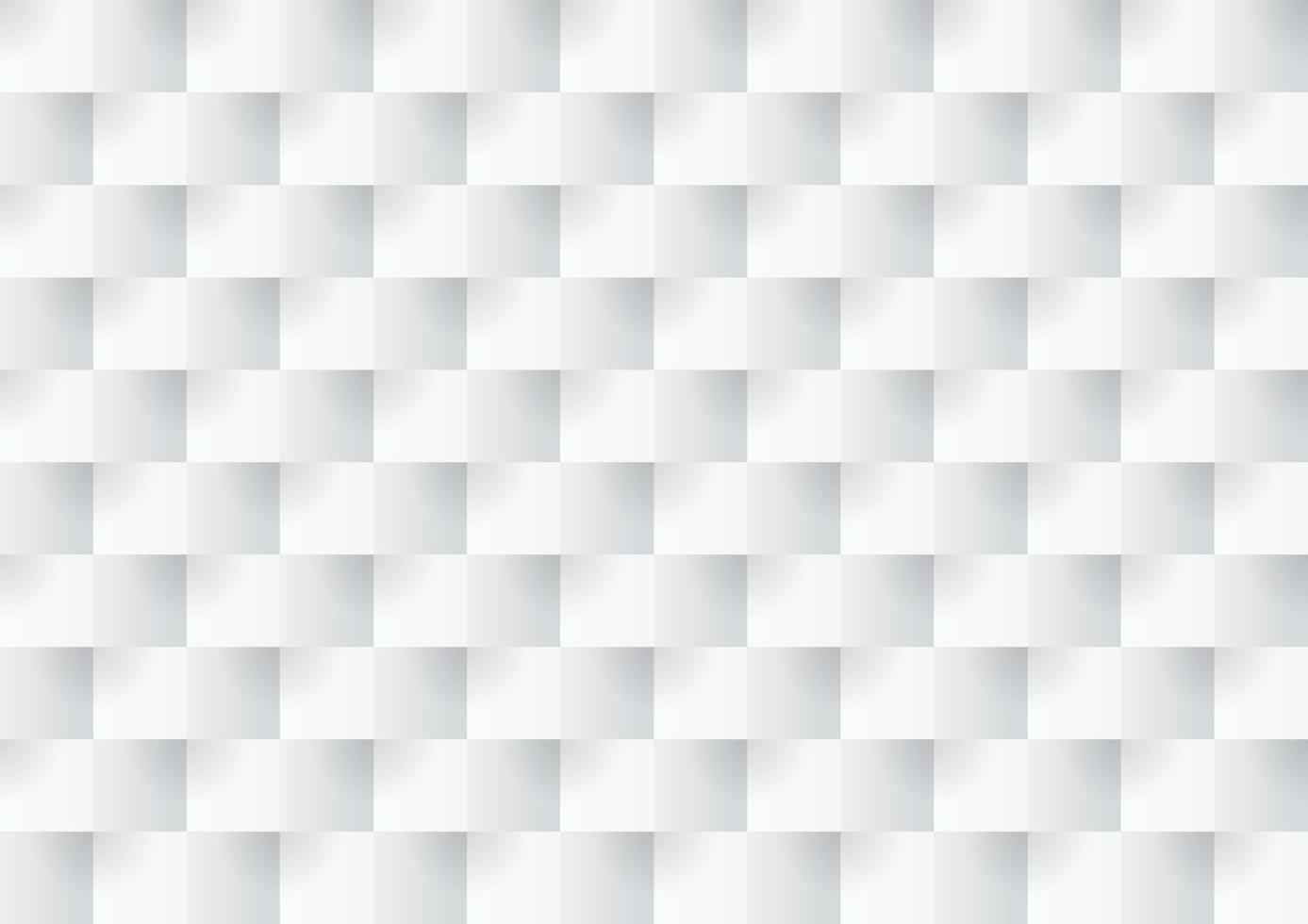 Abstract white and grey square background texture vector