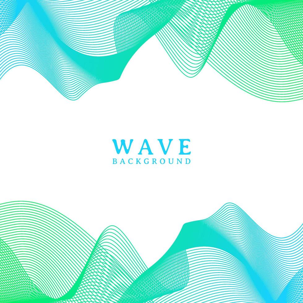 abstract colorful wavy line flowing background vector