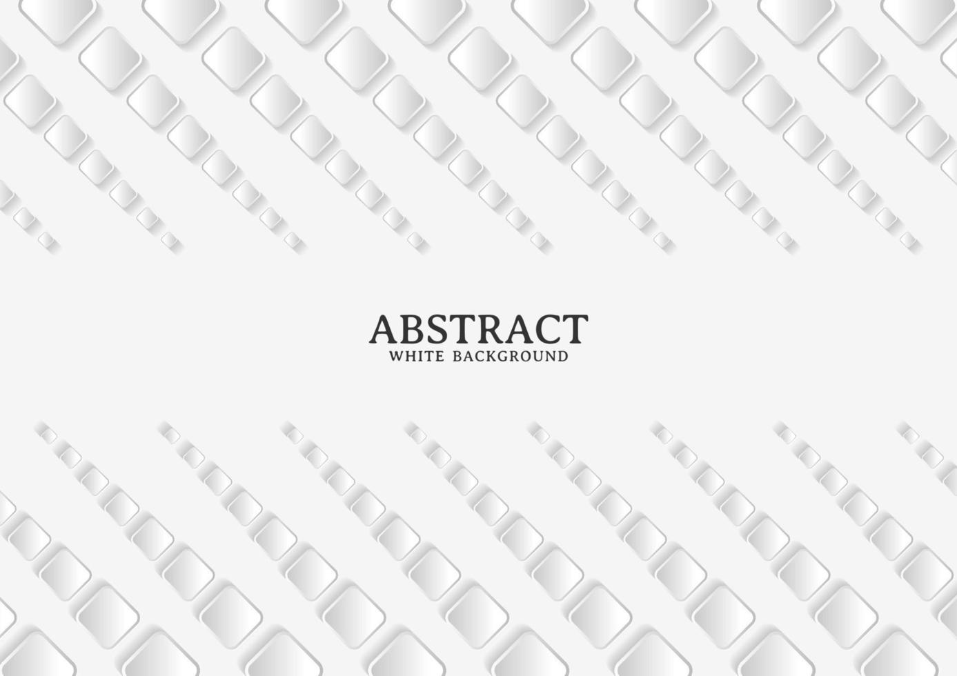 Abstract white and grey square background texture vector