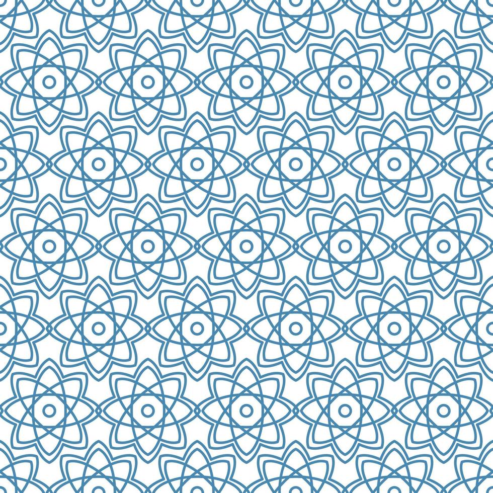 Islamic abstract ornament seamless pattern design vector
