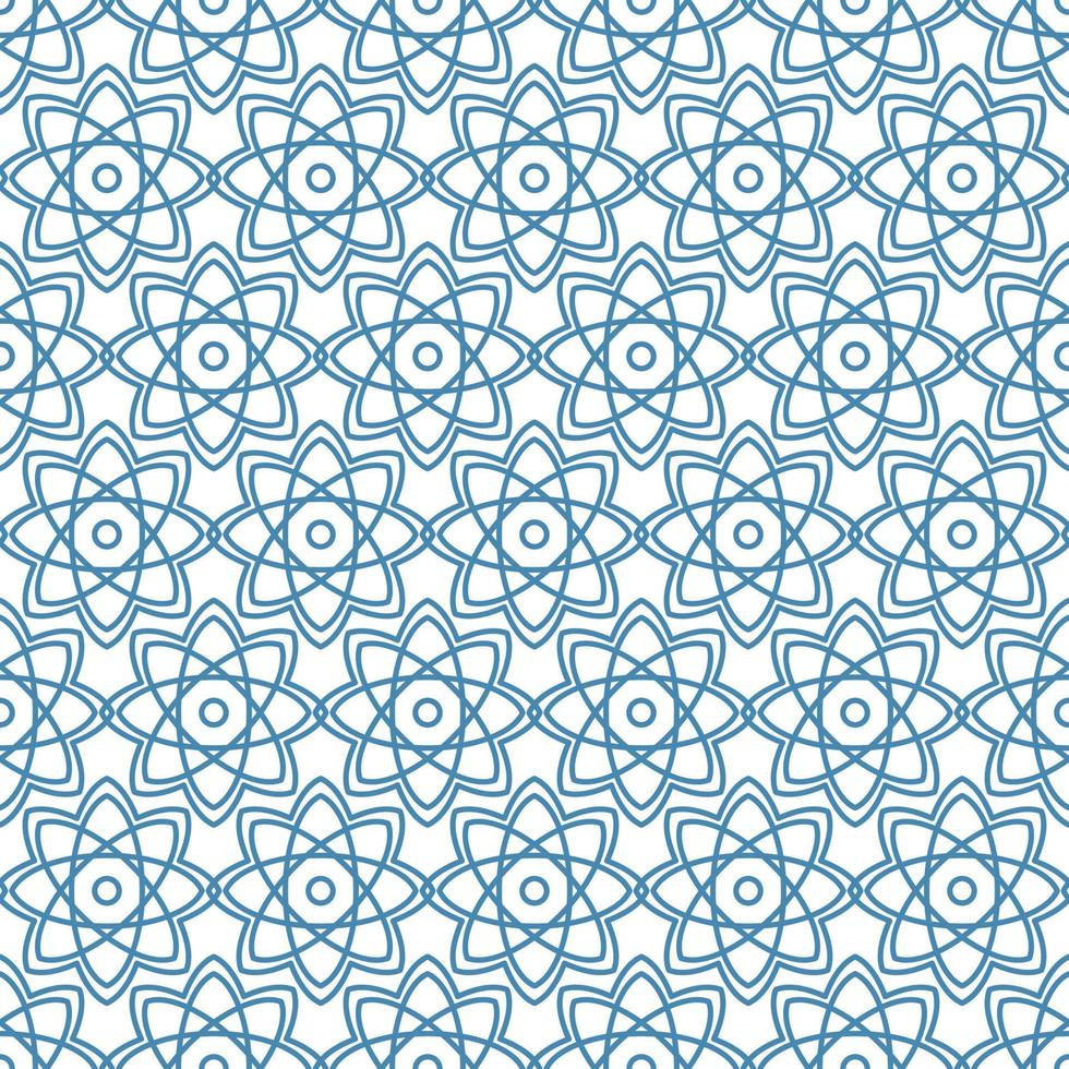 Islamic abstract ornament seamless pattern design vector