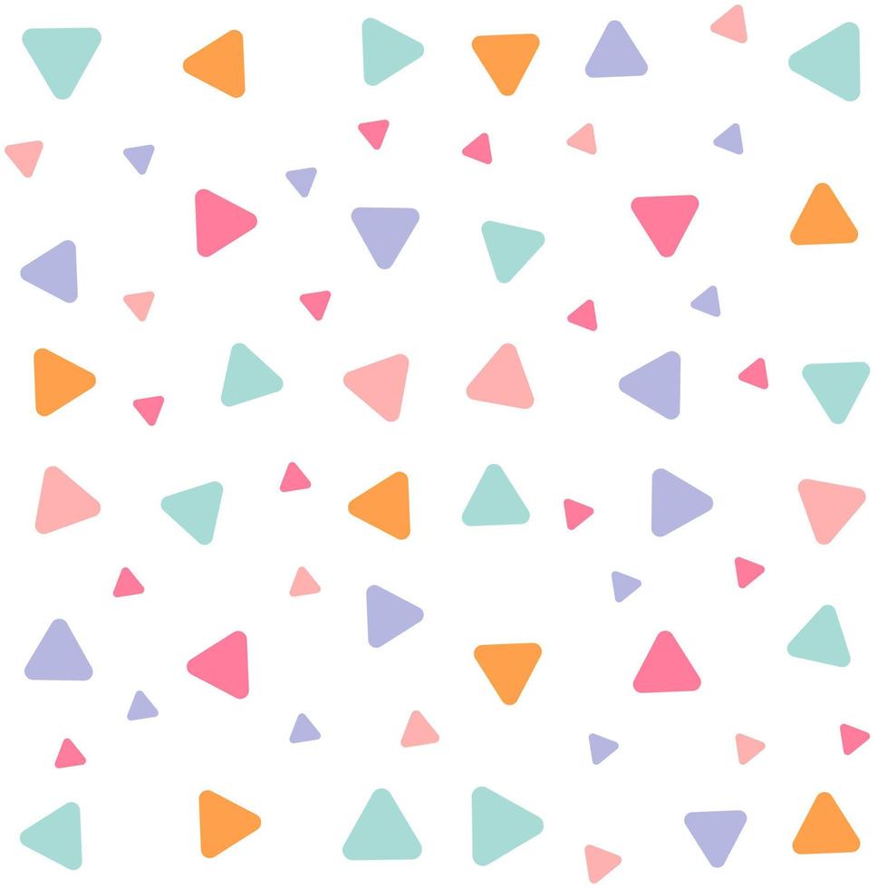 Seamless geometric pattern with triangles vector