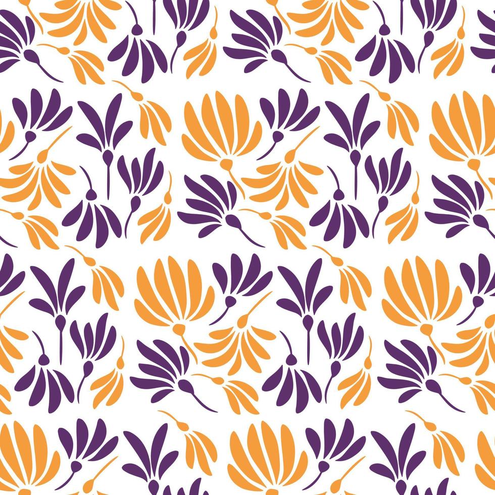 Beautiful Abstract Floral Seamless Pattern vector