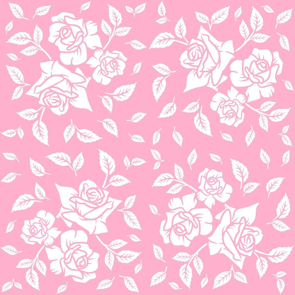 Beautiful Abstract Floral Seamless Pattern vector