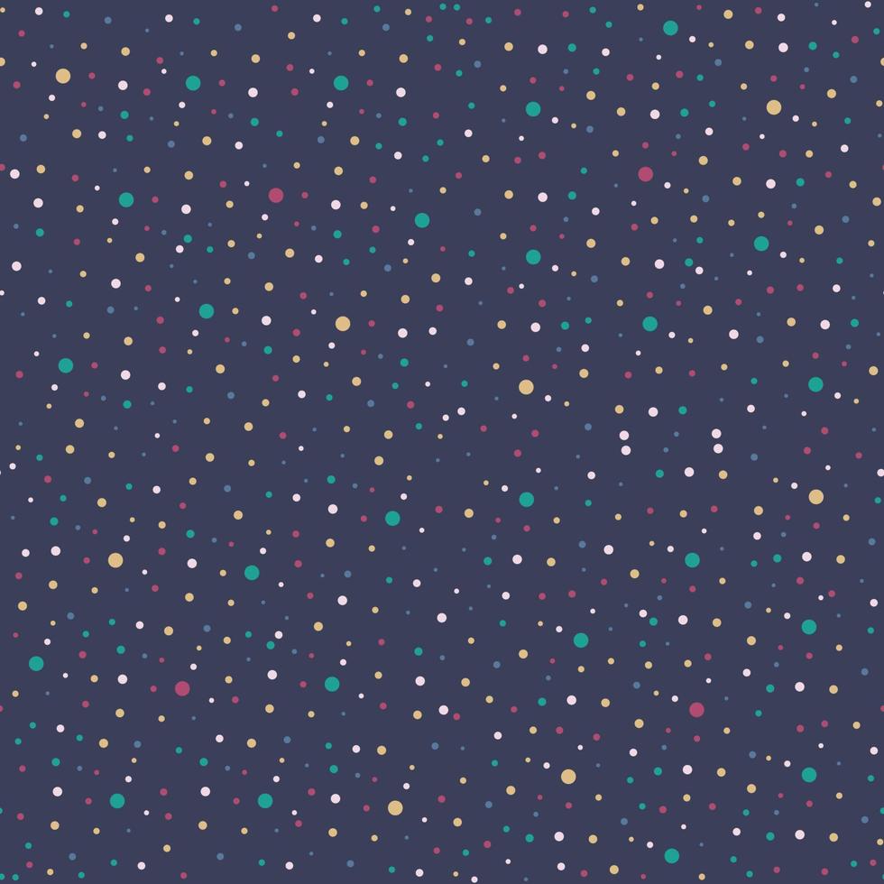 Seamless pattern with night sky and stars vector