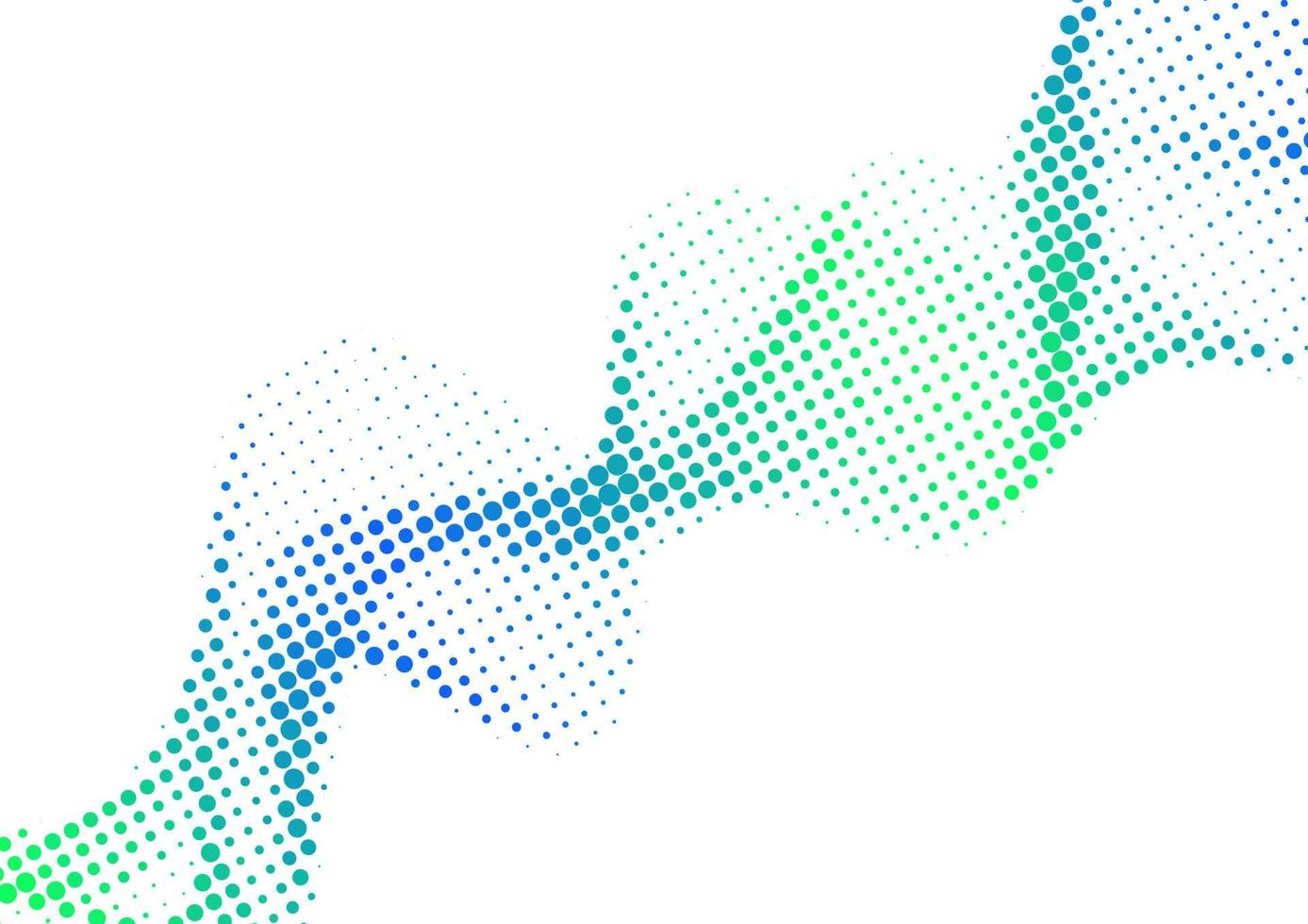 fondo de semitono de puntos degradados coloridos ondulados abstractos vector