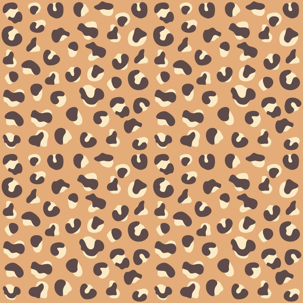 Seamless pattern with animal skin texture Leopard Cheetah Jaguar vector