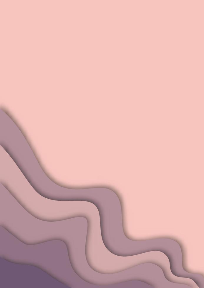 Abstract Multicolor Modern Background With Papercut Style vector