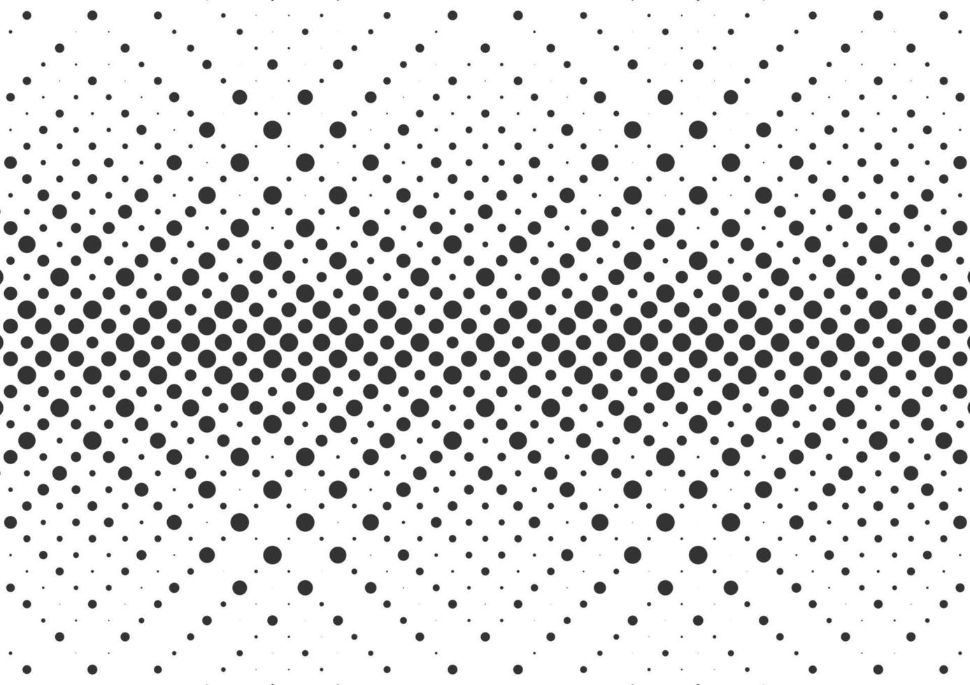 Abstract black and white dots halftone background vector