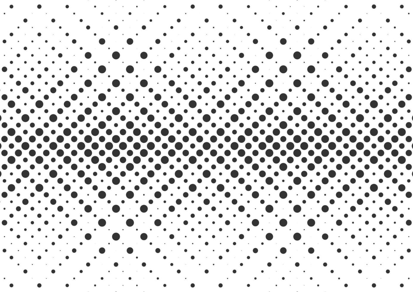 Abstract black and white dots halftone background vector