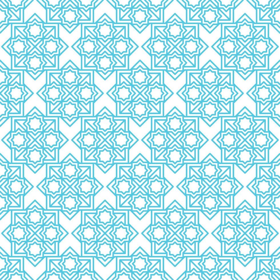 Islamic abstract ornament seamless pattern design vector