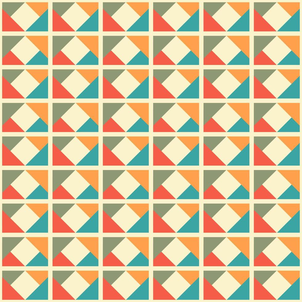 Abstract geometric seamless pattern background vector