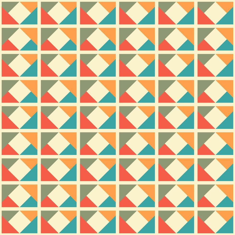 Abstract geometric seamless pattern background vector