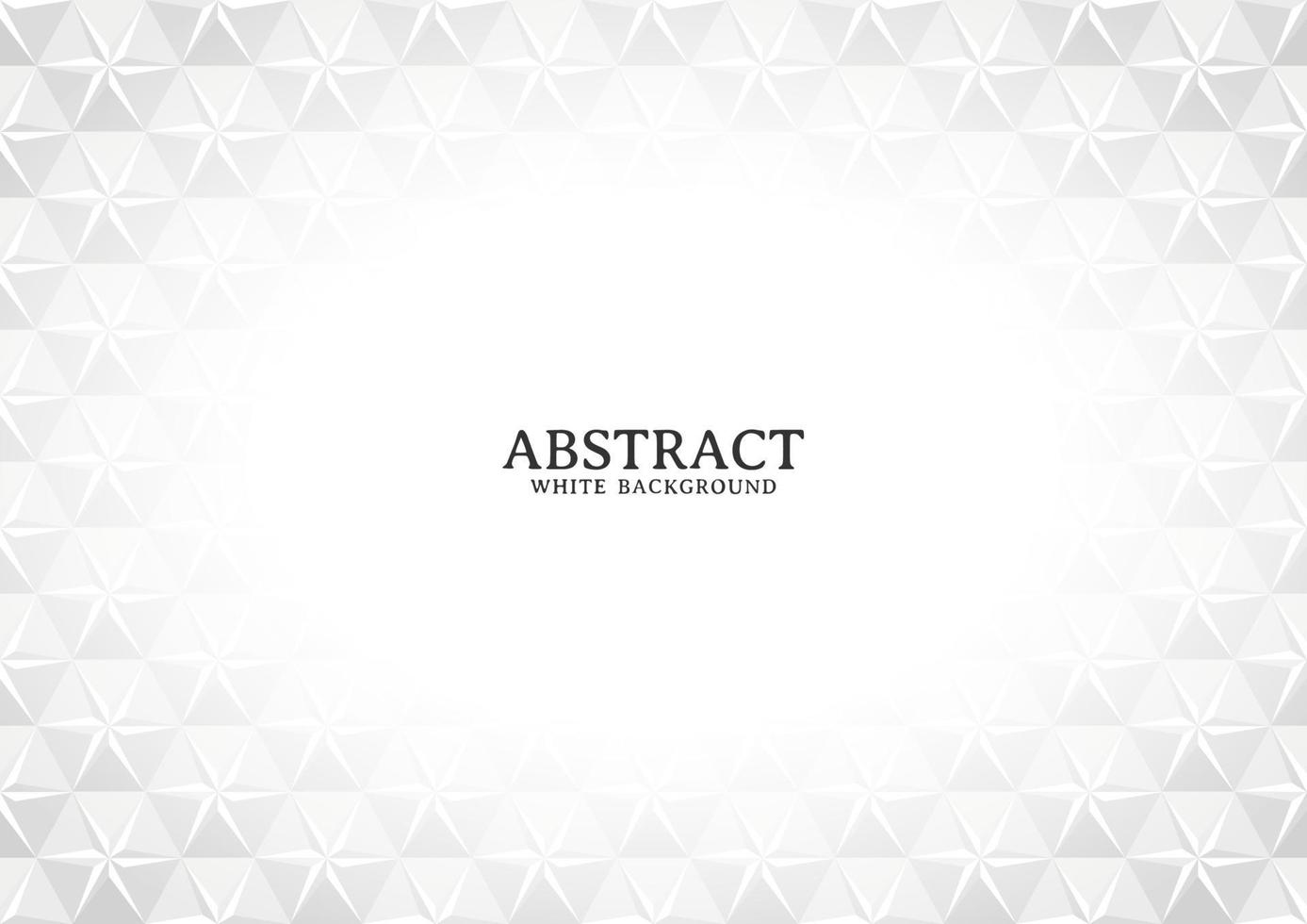 Abstract white and grey geometric background texture vector