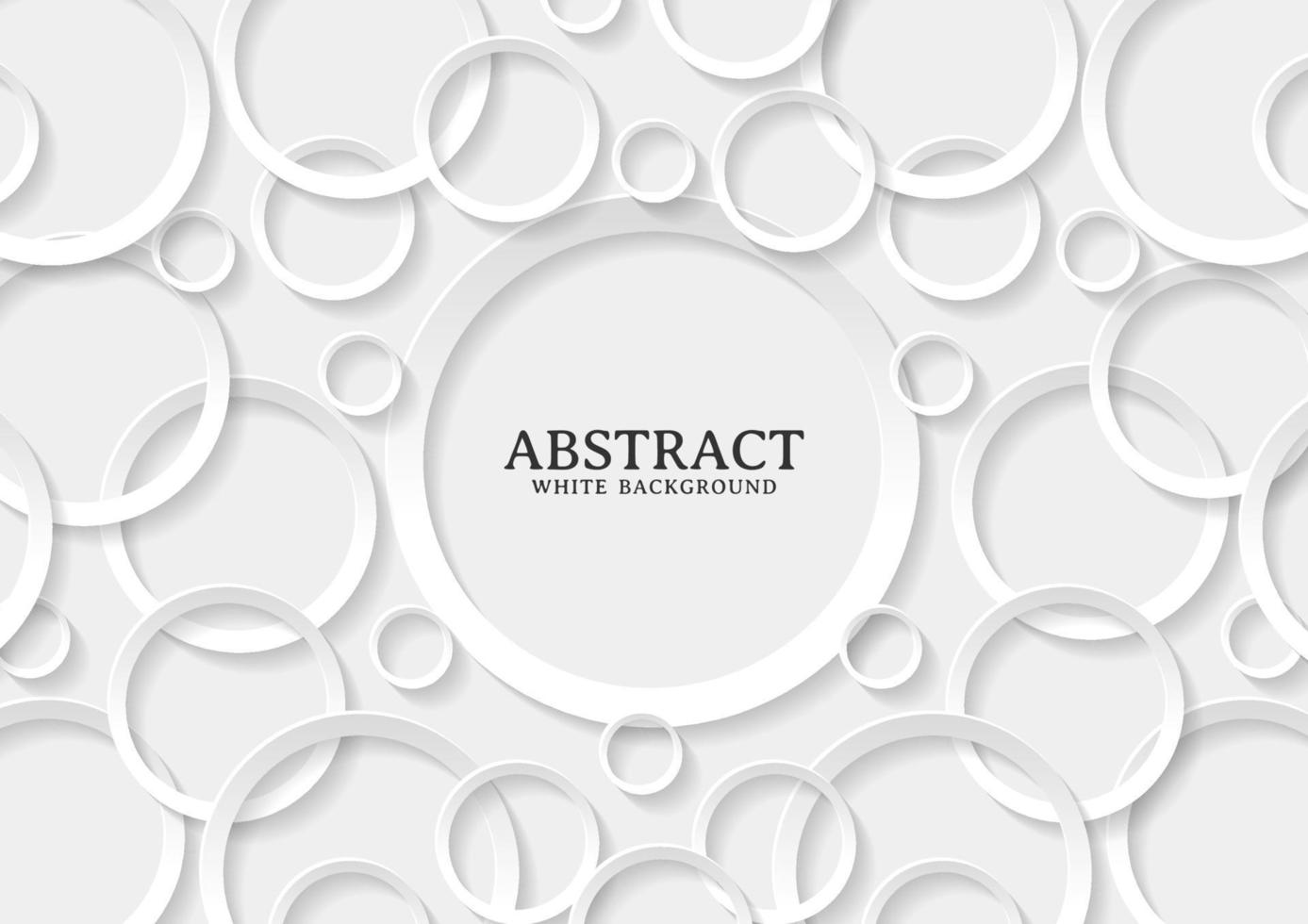 textura de fondo de círculo blanco y gris abstracto vector