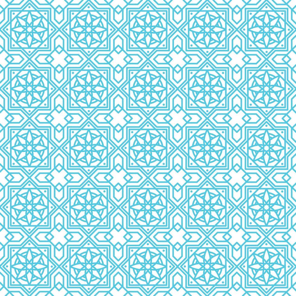 Islamic abstract ornament seamless pattern design vector