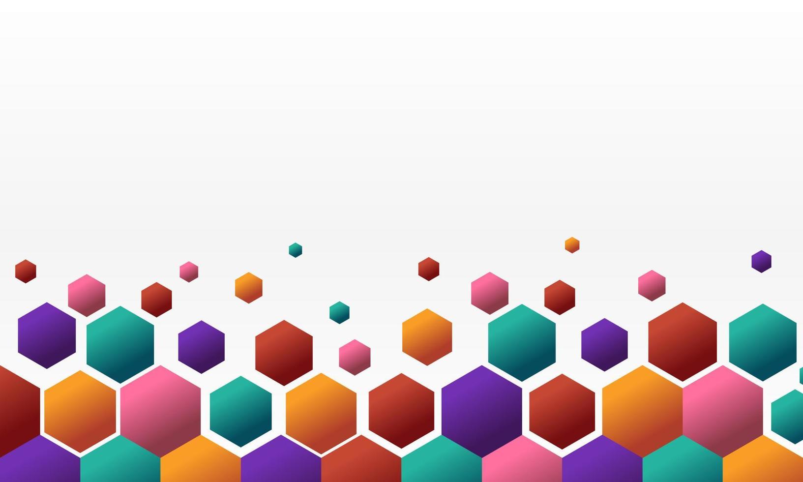 Abstract Geometric Shape Hexagon Background vector