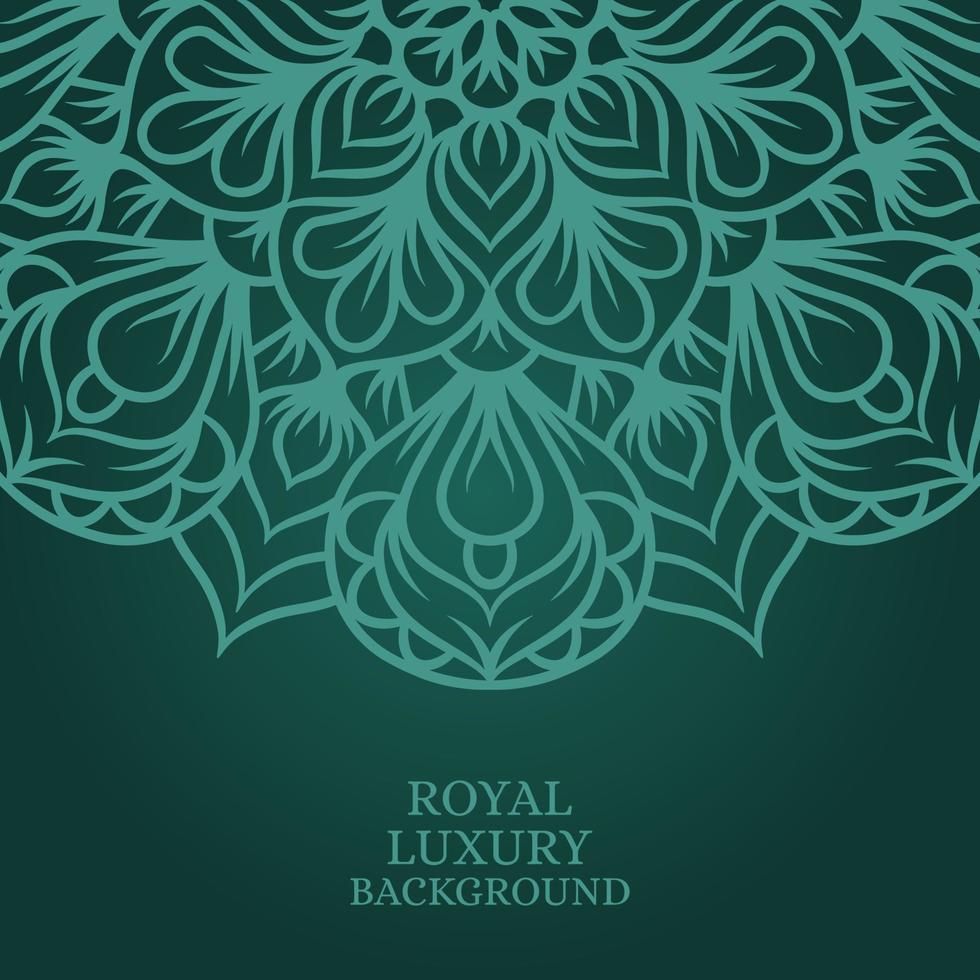 Mandala round ornament background template vector