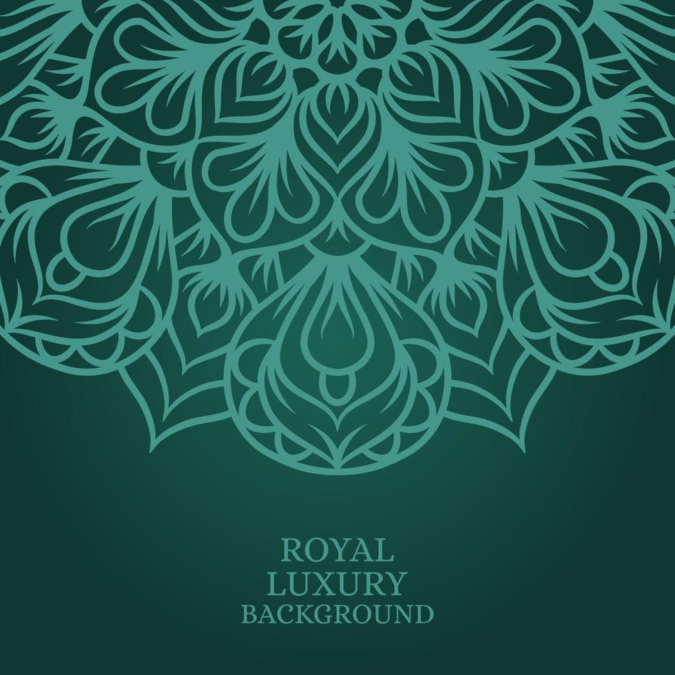 Mandala round ornament background template vector