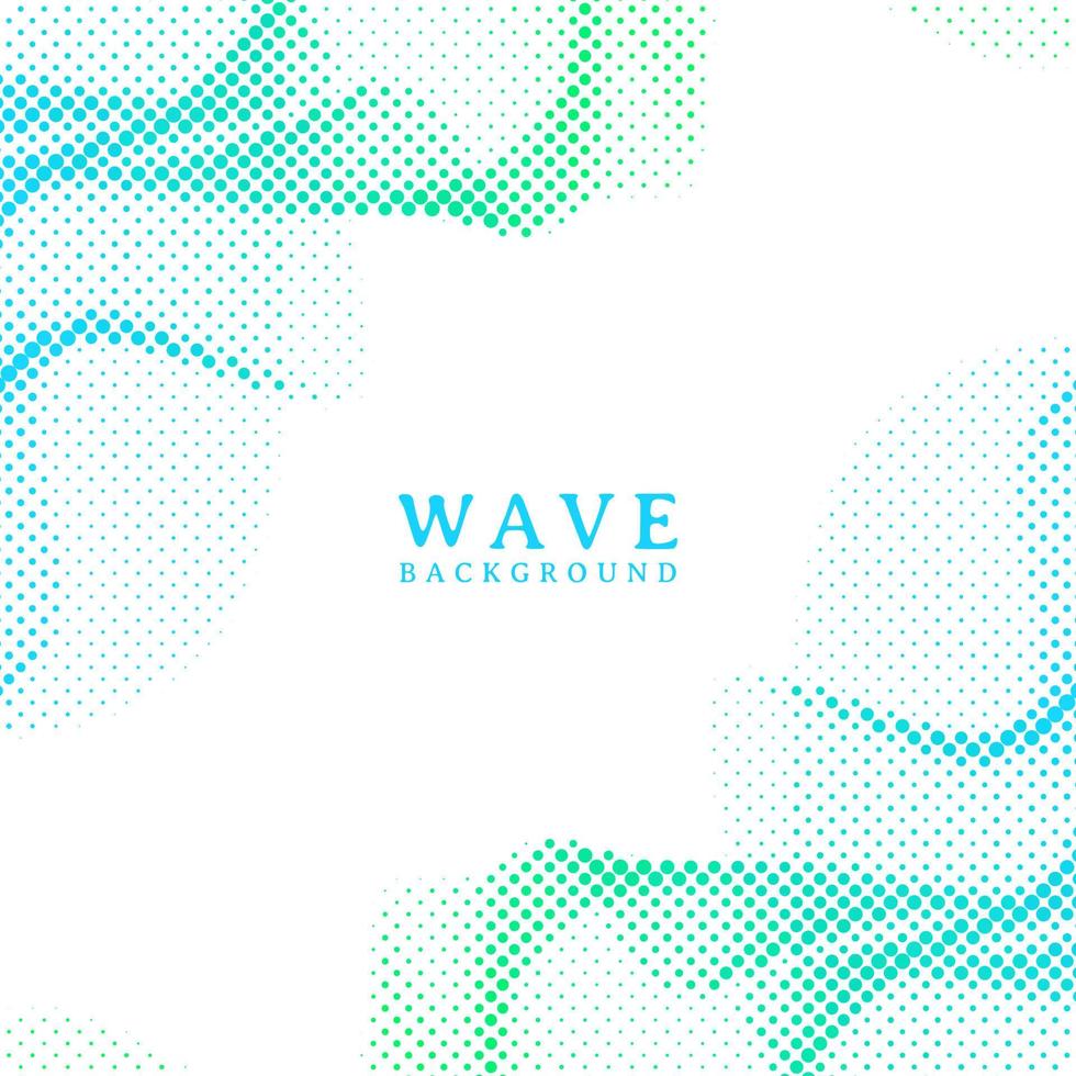 Abstract wavy colorful gradient dots halftone background vector