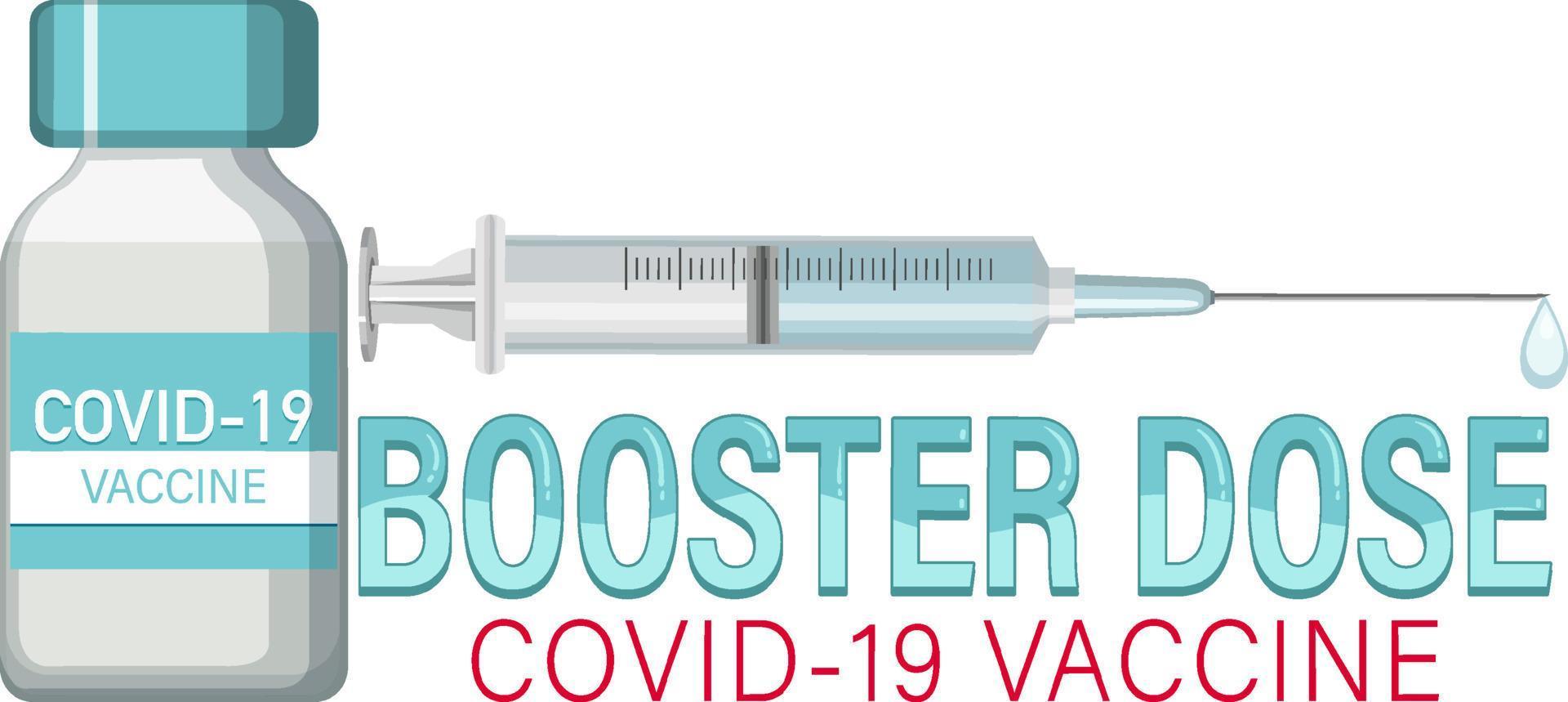 Booster shorts covid 19 vaccine logo vector