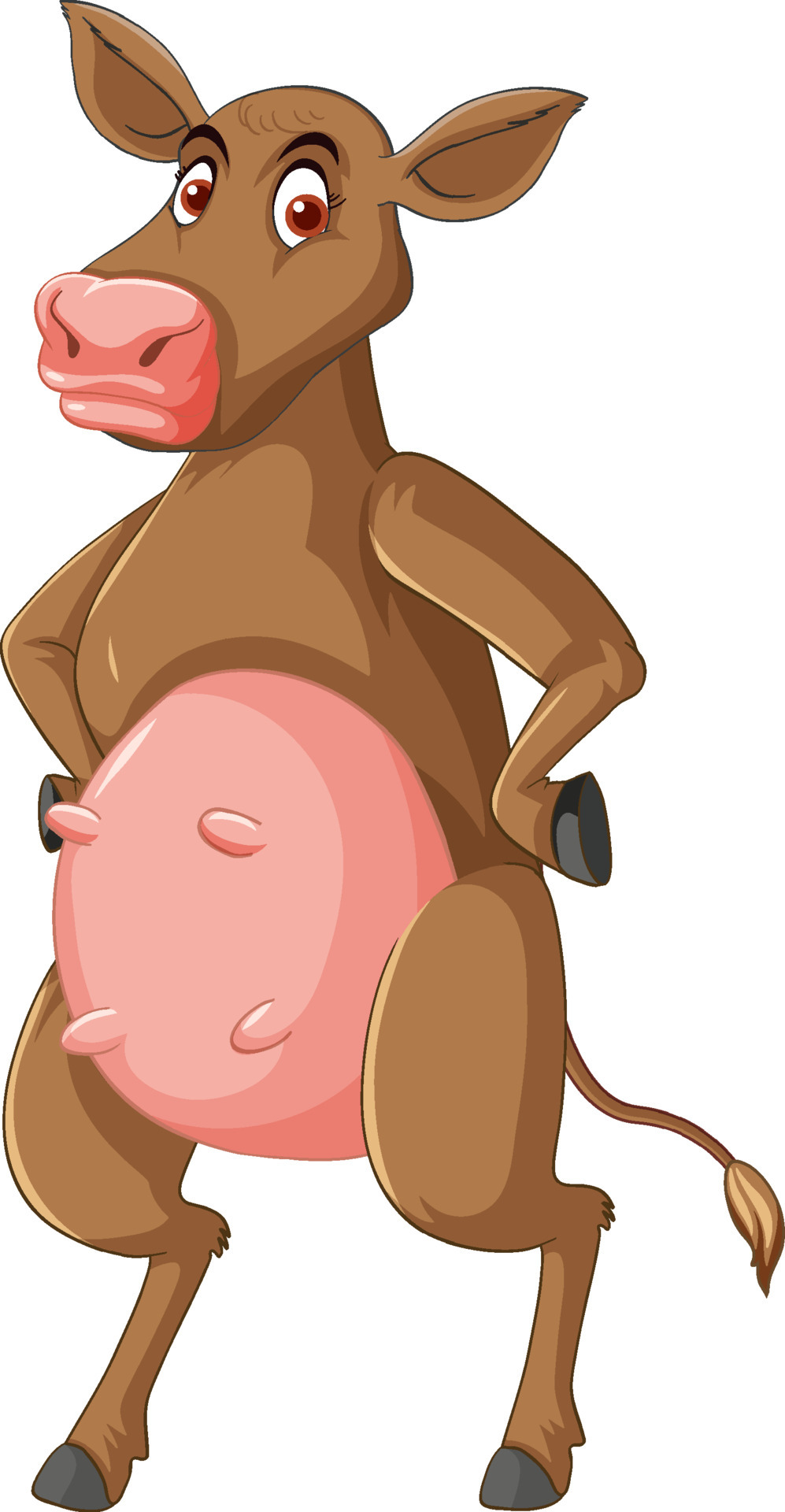 personaje de dibujos animados de vaca lechera de pie sobre dos piernas 6037398 Vector en Vecteezy personaje de dibujos animados de vaca lechera de pie sobre dos piernas 6037398 Vector en Vecteezy