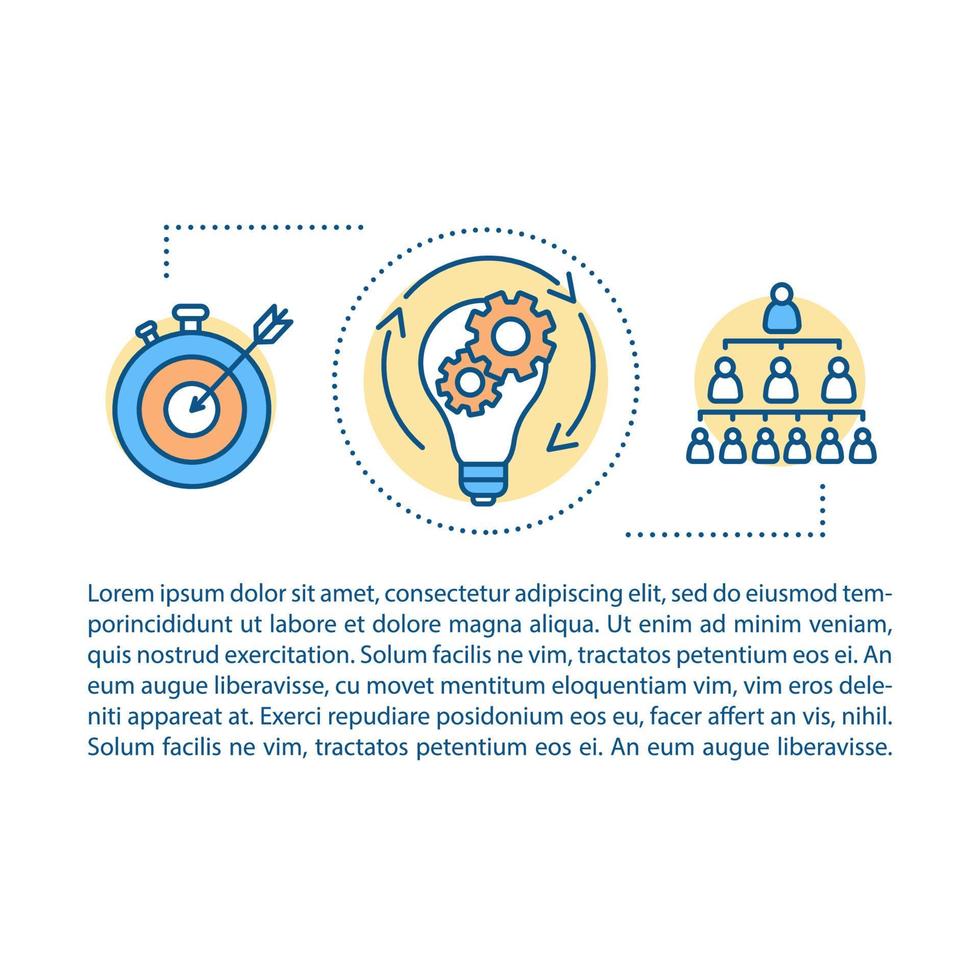 emociones controlan formas concepto ilustración lineal. logro de metas, meditación, interacción social, sentimiento, liderazgo. artículo, folleto, página de revista. diseño de impresión. dibujo de contorno vectorial vector