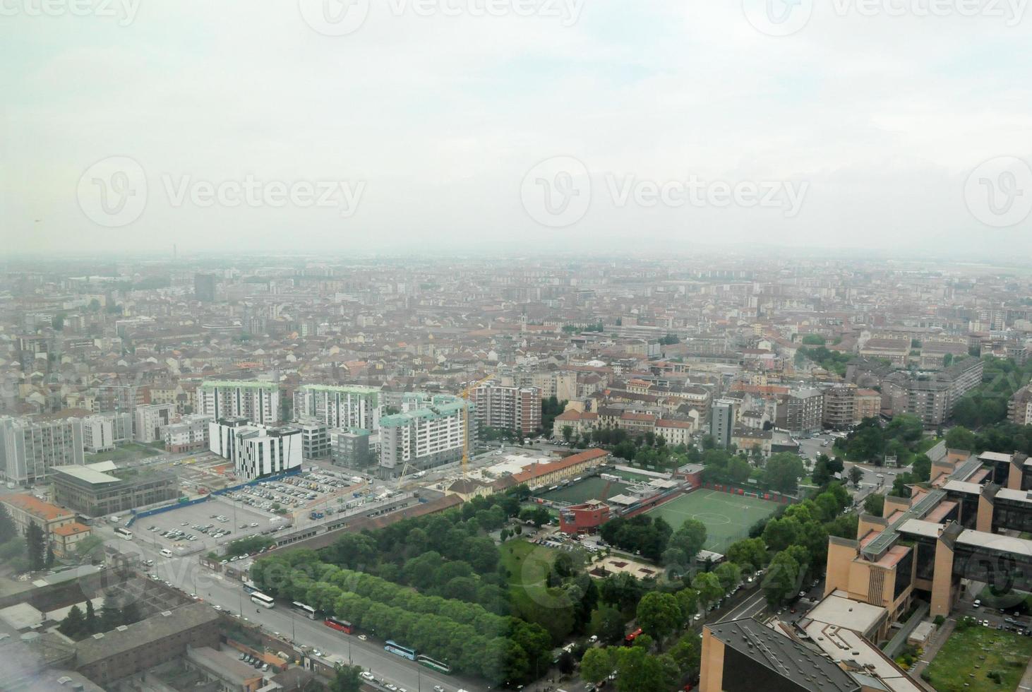 Aerial view of Turin photo