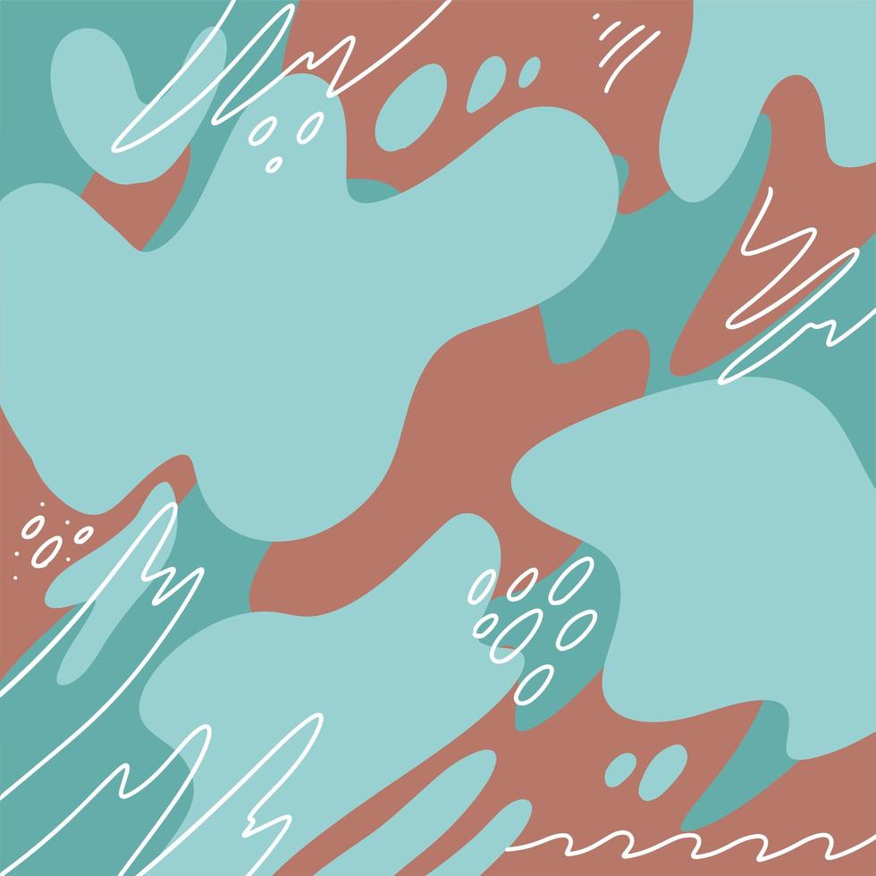 textura de dibujos animados de patrón colorido abstracto para el fondo geométrico del doodle. forma de tendencia gráfica para el diseño de plantilla de portada de folleto. ilustración vectorial dibujada a mano plana. vector