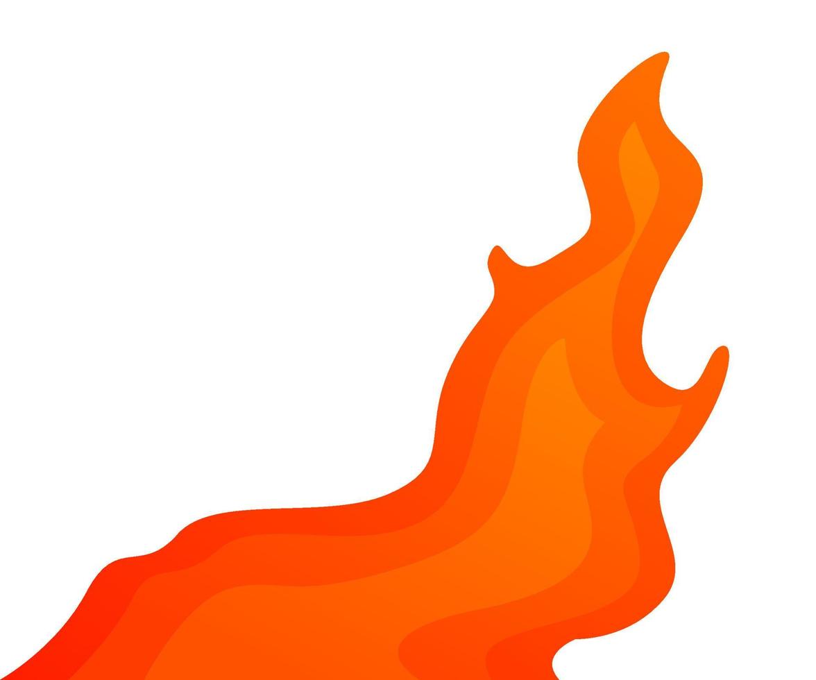 illustration of a burning fire, fire flames, illustration of fire, fire background, fire element vector