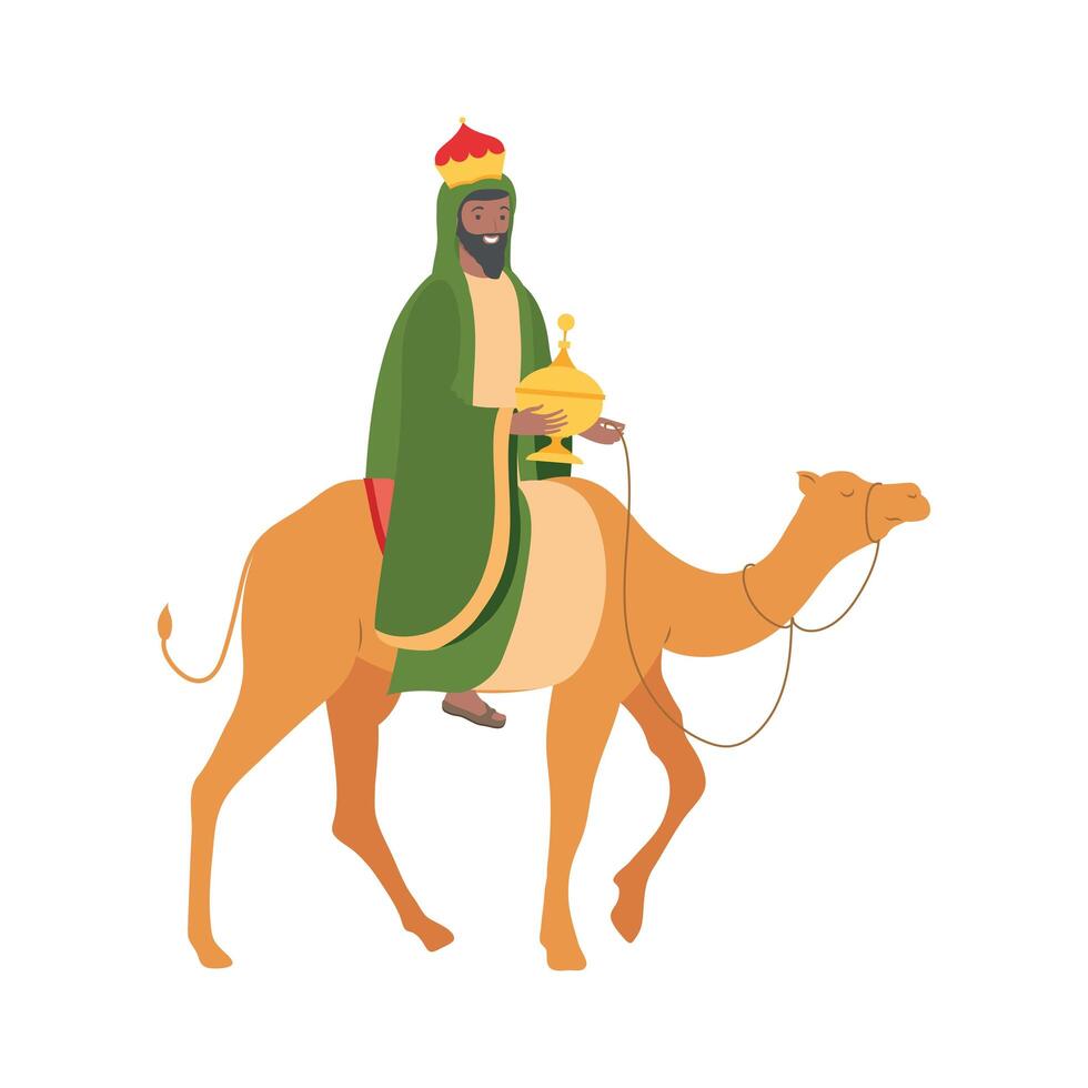 melchior in camel vector