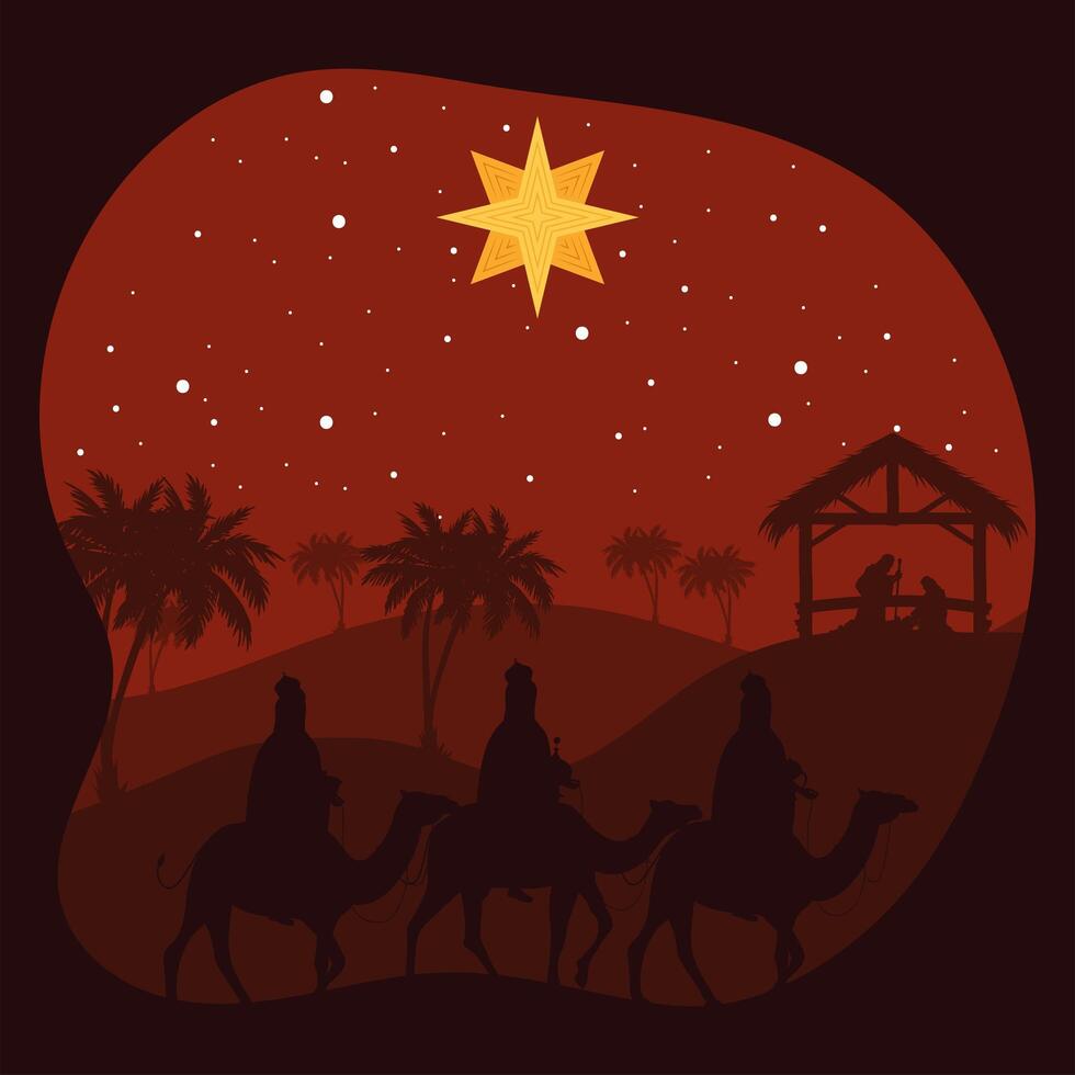 red epiphany scene vector