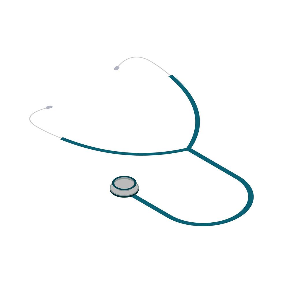 stethoscope medical tool vector